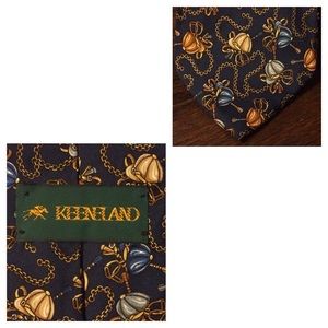 Keeneland Equestrian Horse Racing Silk Necktie